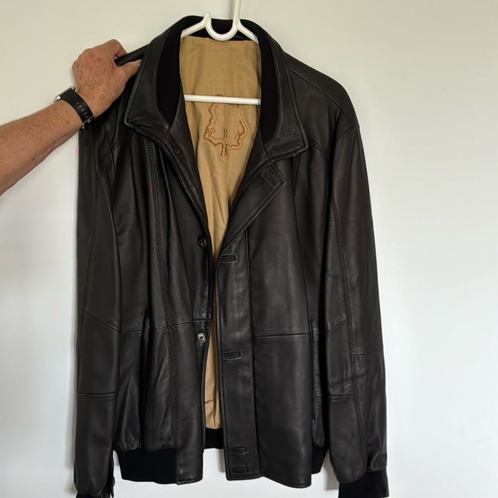 Brown leather Kapraun jacket soft leather